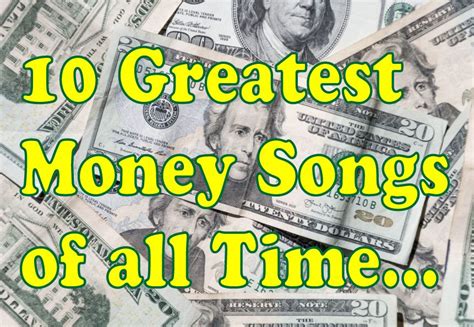 10 Greatest Money Songs of All Time | Money songs, Songs, Money lyrics