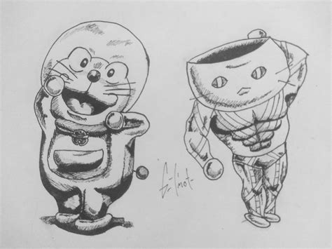 I made Doraemon as a Jojo and gave him a Stand the "Magical Mystery" : r/anime