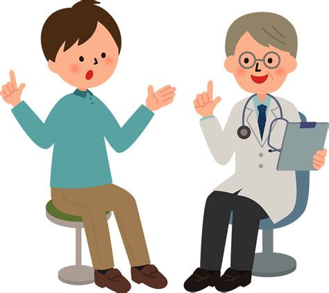 (Troy) Medical Doctor and Patient clipart. Free download transparent .PNG | Creazilla