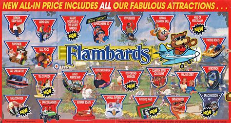 Flambards Theme Park: Vintage Flyer from season 1991