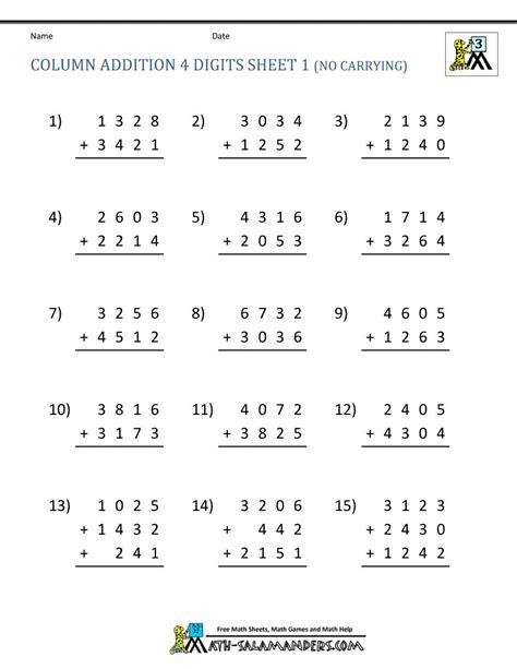 10 Printable 3rd Grade Math Worksheets ~ edea-smith