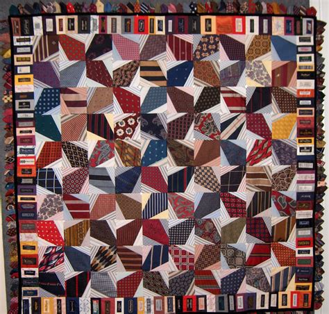 Quilt Inspiration: Necktie quilts for Dad