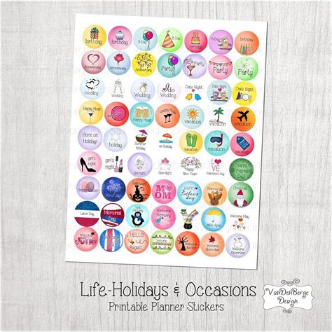 Free Printable Calendar Stickers | Month Calendar Printable