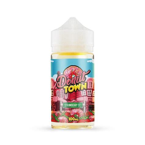 Strawberry Street E-Juice by Donut Town Review - eLiquid Flavors ...