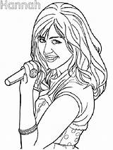Hannah Montana Coloring Pages Printout sketch template