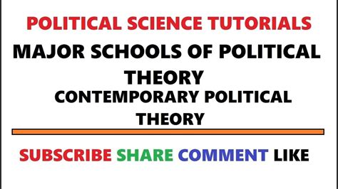 Major School of Political Theory - Contemporary Political Theory Part 5 - YouTube