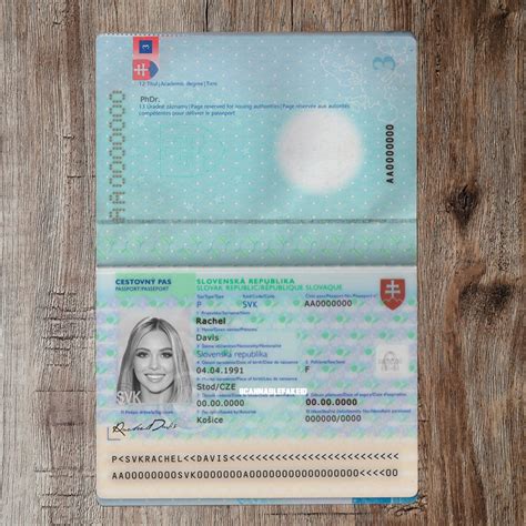 Slovakia Fake Passport - Buy Scannable Fake ID Online - Fake Drivers License