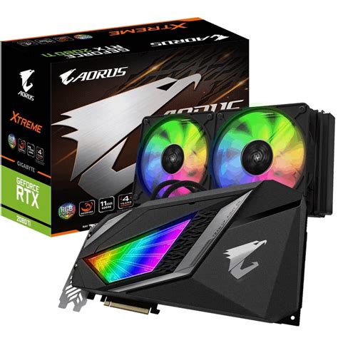 Gigabyte GeForce RTX 2080 Ti Aorus XTreme Waterforce GV-N208TAORUSX W-11GC 11GB GDDR6 352-bit ...