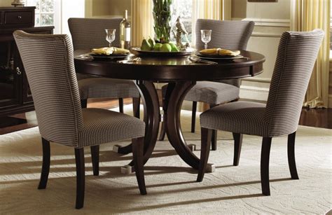 Round Dining Table Set with Leaf – HomesFeed