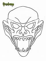 Goosebumps coloring pages sketch template