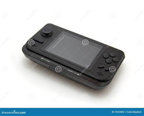 Portable Handheld Gaming Multimedia Device System Stock Image - Image ...