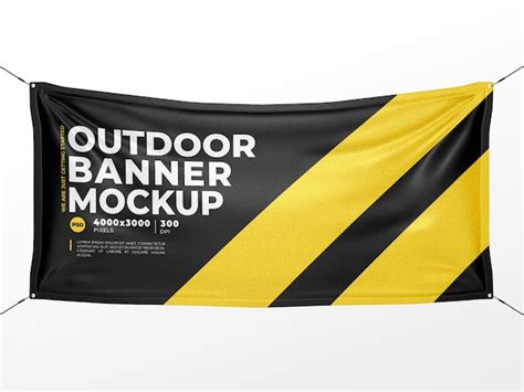 Hanging Banner Mockup - Free Vectors & PSDs to Download