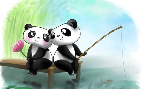 Wallpapers Panda Couple - Wallpaper Cave