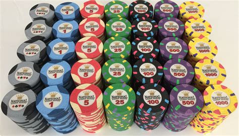 500 National Poker Series Paulson Poker Chips - Apache Poker Chips