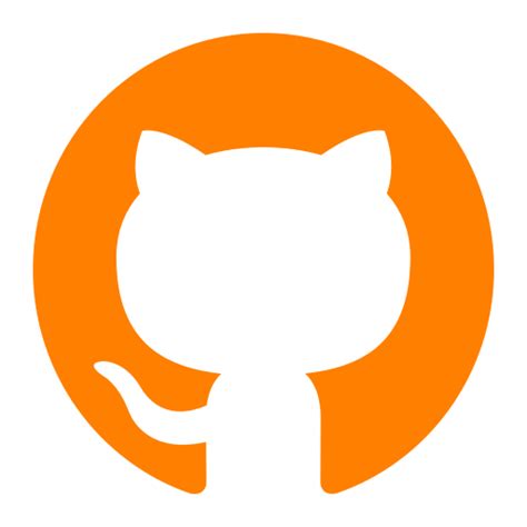 Github Icon Logo Symbol Png Orange - vrogue.co