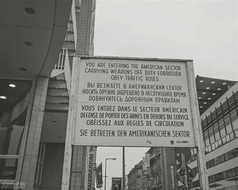 Checkpoint Charlie Sign – Marie Gardiner