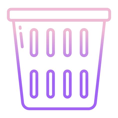 Laundry basket Icongeek26 Outline Gradient icon