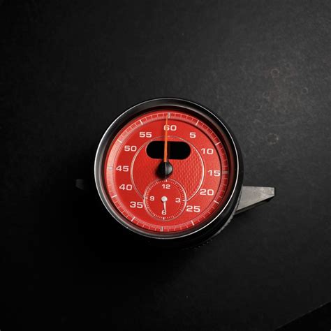 Porsche Sport Chrono Red Gauges