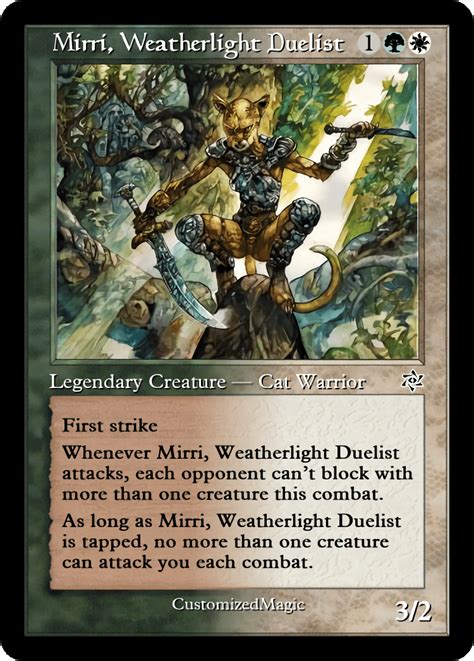 Mirri, Weatherlight Duelist | Magic The Gathering Proxy Cards