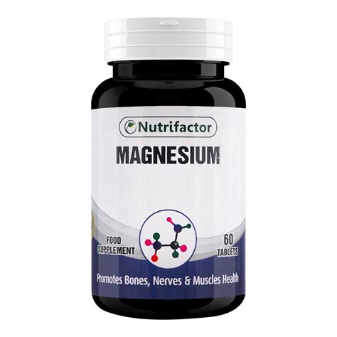 Nutrifactor Magnesium Nerves & Muscles Health Food Supplement, 60 Tablets – Chemist Cart