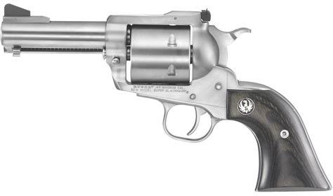 Ruger New Model Super Blackhawk 44 Rem Mag Single-Action Revolver with 3.75-Inch Barrel ...