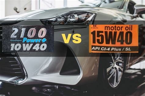 10W40 Vs 15W40 Engine Oil: What's The Difference And Which Is Better?