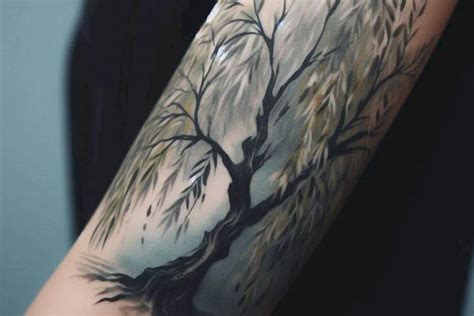 Willow Tree Tattoo: Embracing Nature's Grace in Ink - Your Own Tattoo ...