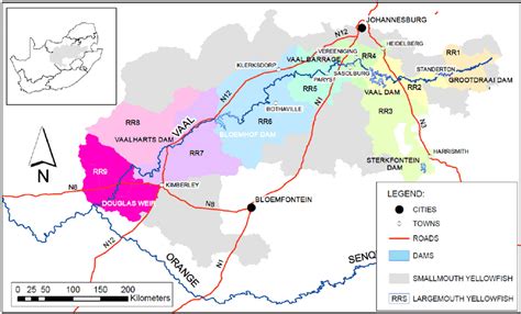 Vaal River Map