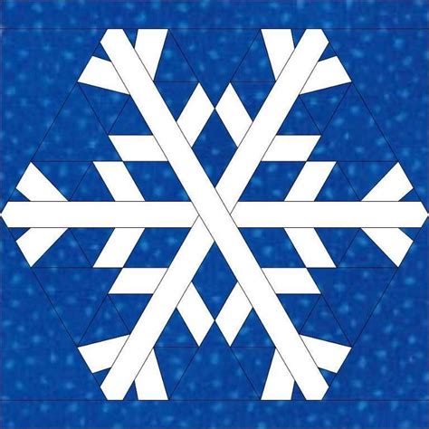 Free Snowflake Quilt Block Pattern The Photo Above © Highway 10 Designs. - Printable Templates Free