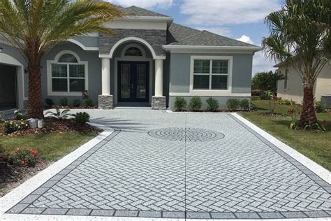 Concrete Stencils for Driveways are Big Business - Concrete Decor