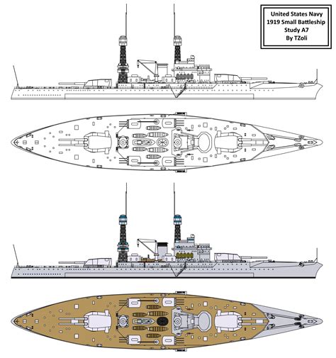 1919 Small Battleship Study by Tzoli on DeviantArt