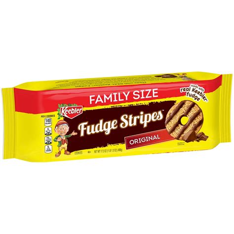 Keebler Fudge Stripes Original Cookies 17.3 oz – Walmart Inventory ...