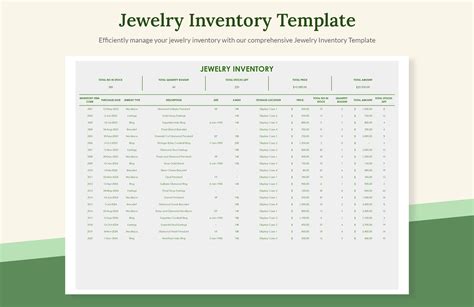 Manufacturing Raw Material Inventory Template in Excel, Google Sheets ...