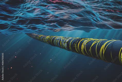 Submarine communications cable undersea. Underwater Cables Across The ...