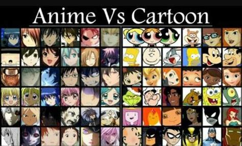 Anime VS. Cartoon | Cartoon Amino Español Amino