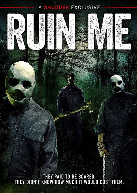 RUIN ME SHUDDER EXCLUSIVE DVD (IMAGE ENTERTAINMENT) | Scary movies ...