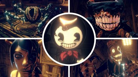 Bendy And The Dark Revival - All Bosses & Ending - YouTube