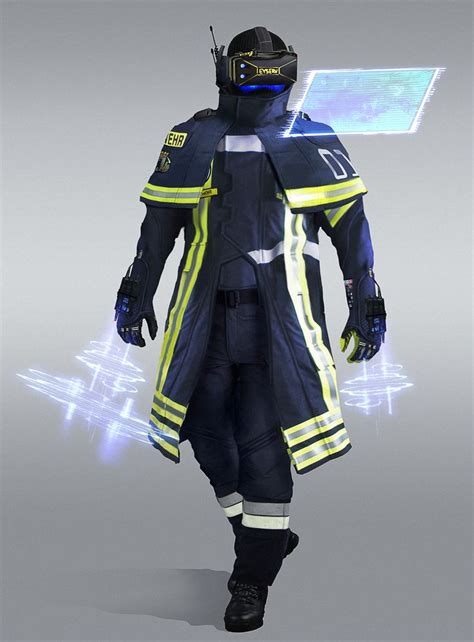 ArtStation - Futuristic Firefighters, Marcel Benes | Sci fi concept art, Futuristic armour ...