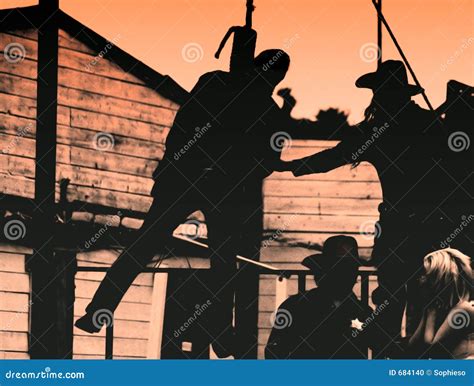 Old West-Outlaw Hangs stock photo. Image of hanging, hang - 684140