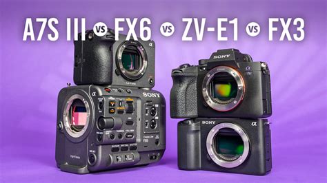 Sony FX3 vs. FX6 vs. a7S III vs. ZV-E1: Which Is Right for You? | B&H ...