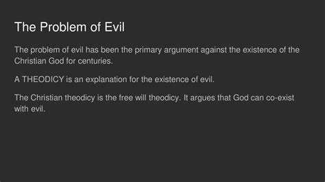 The Problem of Evil. - ppt download