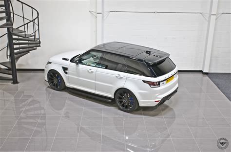 White Range Rover Sport Boasts Distinctive Look with Black Details ...