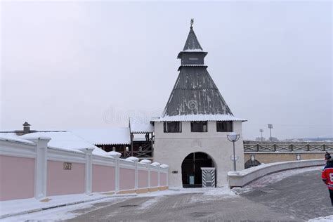 Kazan Winter Landscape Af the Kazan Kremlin Editorial Stock Image - Image of christian, common ...