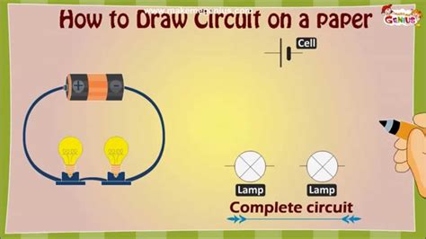 How to draw an Electric Circuit diagram for Kids | Electrical circuit diagram, Circuit diagram ...