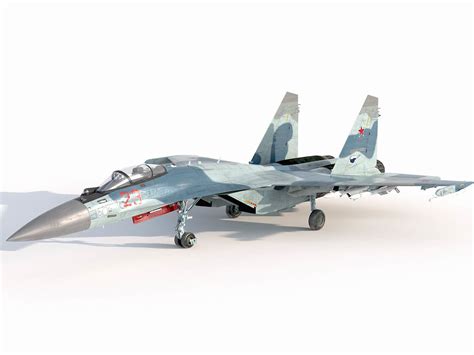 Sukhoi Su-35 Flanker-E | 3D model | Su-35, Sukhoi, Sukhoi su 35