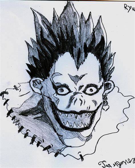 Ryuk Drawing - Ryuk ← An Anime Speedpaint Drawing By Kutedymples | Indrisiak