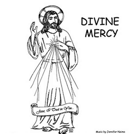 Divine Mercy Coloring Page - family holiday.net/guide to family holidays on the internet