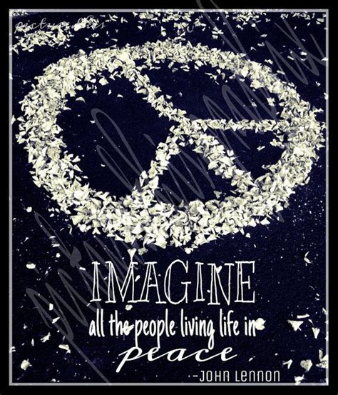 Imagine Peace John Lennon Quotes. QuotesGram