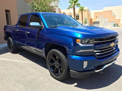 PRO-TECT FILM Powered By XPEL 2016 Chevy Silverado 1500 Z71 (Deep Ocean Blue Metallic)