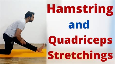 Hamstring and Quadriceps Stretching & Exercises | Fixed Flexion Deformity Correction - YouTube